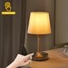 Cordless LED Metal Table Lamp USB Rechargeable 5200mAh Portable Fabric Shade Desk Lamp Touch Control for Dining Room Bedroom Bar