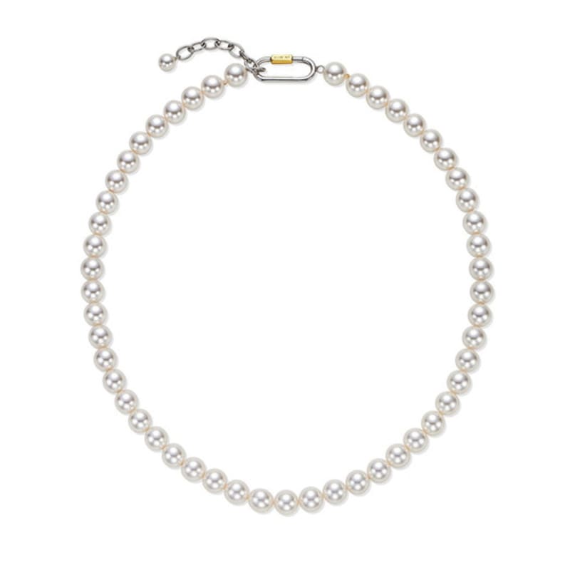hyeres-lor Noaiyu Silver (C) White Pearl Necklace 8mm HL3N49303C9480