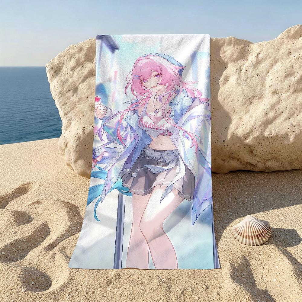 Video Game Honkai Star Cyrene Beach Towel For Beaches Yoga Studios Gyms Hot Springs Swimming Pools And Picnics