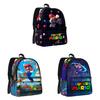 Super Mario Kreskówkowy Plecak z Wodoodpornego Materiału Do Szkoły i Codziennego Użytku