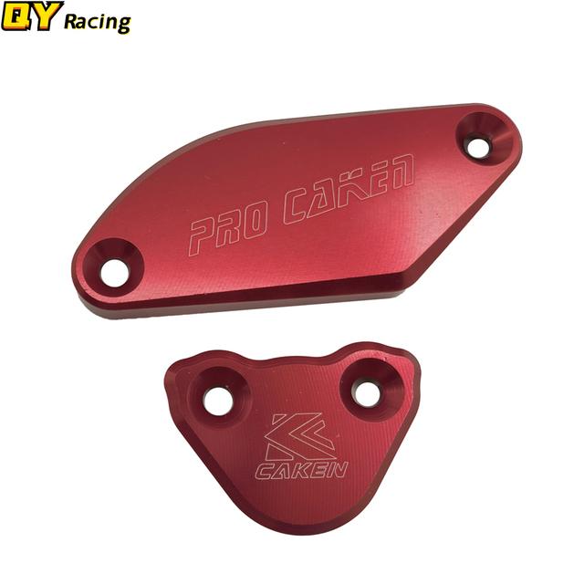 Motorcycle CNC Front Brake And Clutch Fluid Reservoir Cover Cap For Kayo 250cc T2 T4 K4 T6 K6 BSE BOSUER MX6 Motocross Dirt