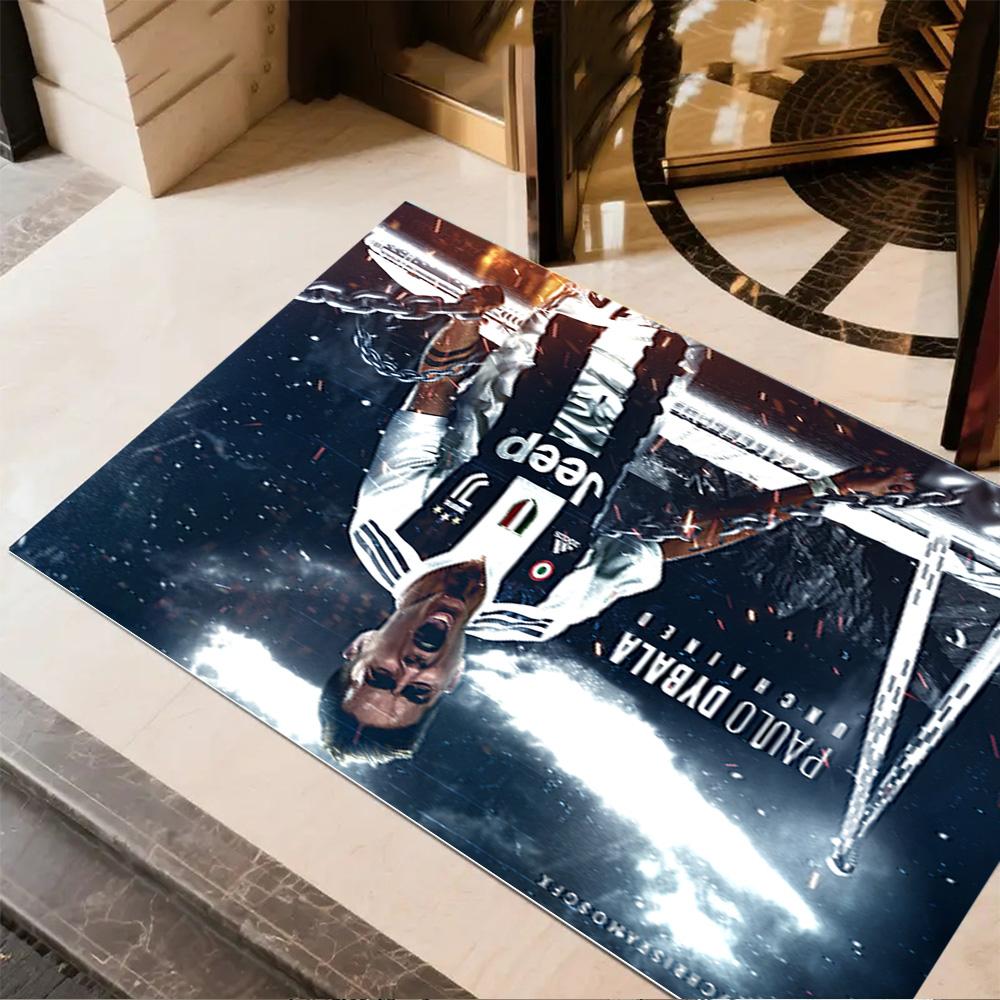 Football Player Celebration Floor Rug Office Rug Perfect for Hallway Decorate room Study room Living Rooms Anti-slip Rug Anime Office Decor