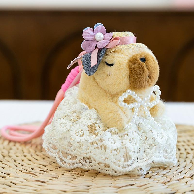 Dog Bear Penguin Animal Plush Keychain Stuffed Toy Cute Doll For Gifts Kids
