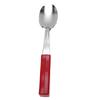 Handle Design Percussion Instrument Silver+Red Folk Instrument  For Music Enthusiasts