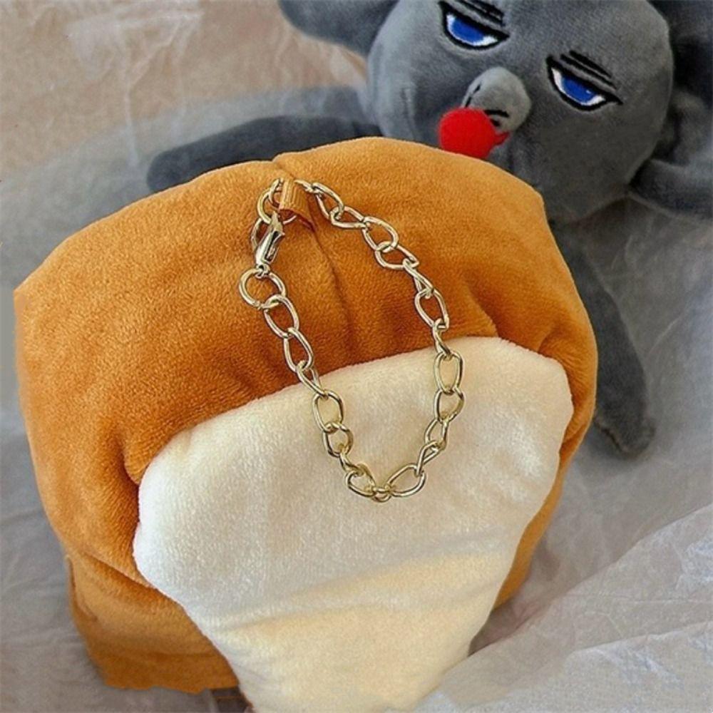 Plush Toy Cute Doll Bag Pendant Car Key Ring Hanging Bread Thief Keychain  Children
