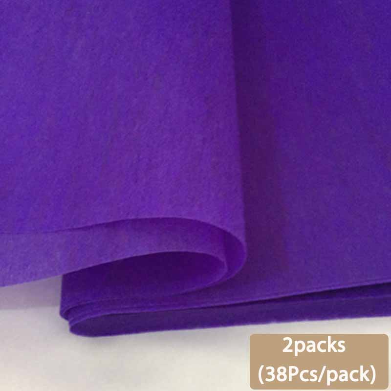 2packs 38Pcs/pack 19.7x19.7inches Craft Tissue Paper Flower Bouquet Wrapping Paper Gift Wrapping Paper for DIY Crafts and Gift Wrapping