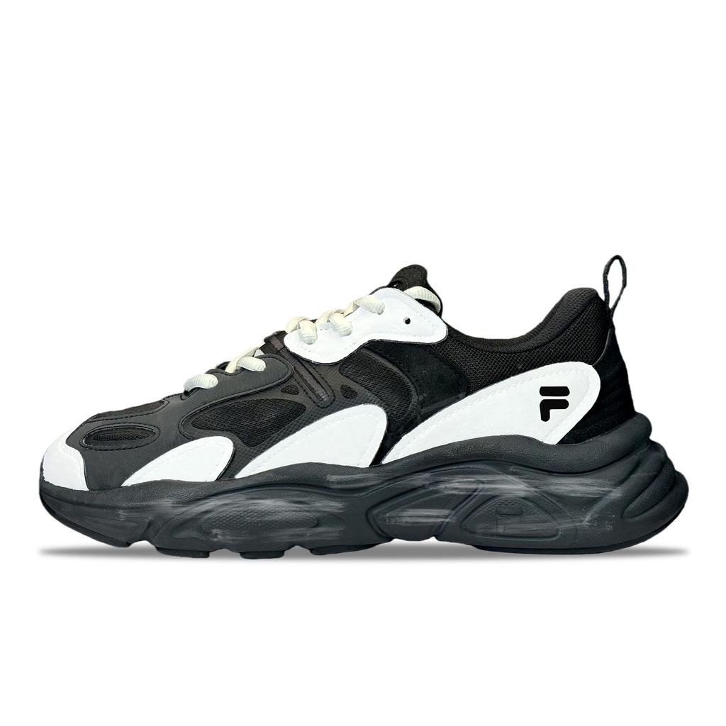 FILA Mars 2 YDCC Oreo Textile, TPU Cushioning, Wear Resistant Low top Casual Shoes Men's Black F12M141116FBK(Team501- )