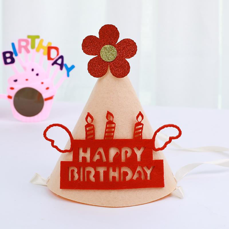Korean Baby Bow Birthday Hat for 1-Year-Olds - Cake Decoration Accessory
