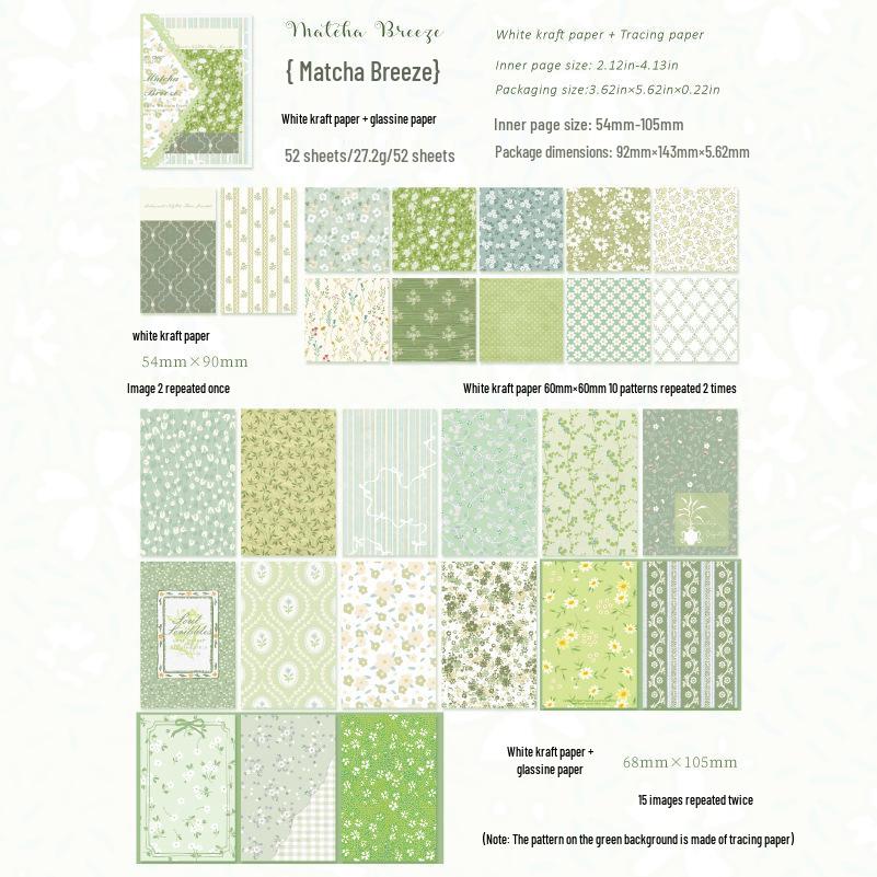 Mò Mò Бумажный Кирпич Цветочный След Корейский Роскошный Журнал DIY Набор Декораций