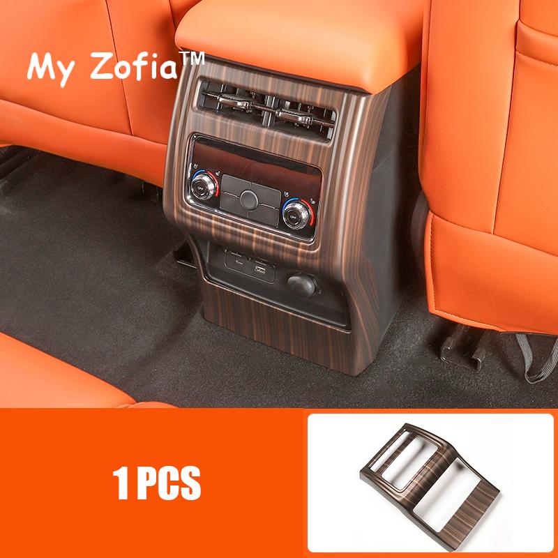 For Haval H9 2024 2025 MKII Wood Grain Gear Shift Frame Trim Window Glass Lift Button Switch Panel Protection Cover Accessories