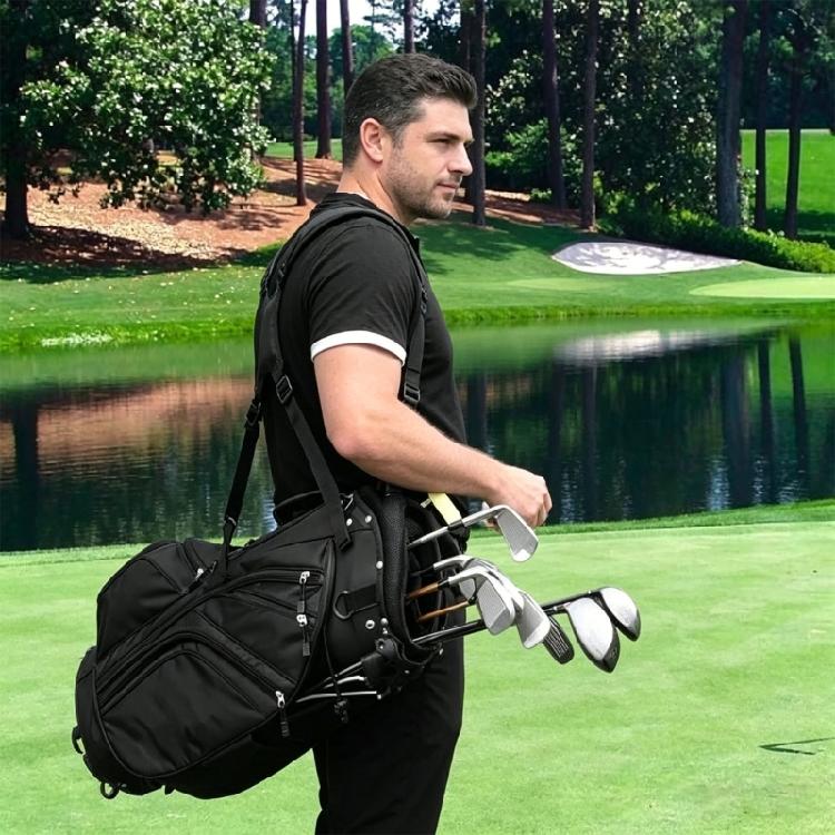 Padded Comfortable Golf Carrying Bag Strap, Quick Side Release Golf Bag Straps