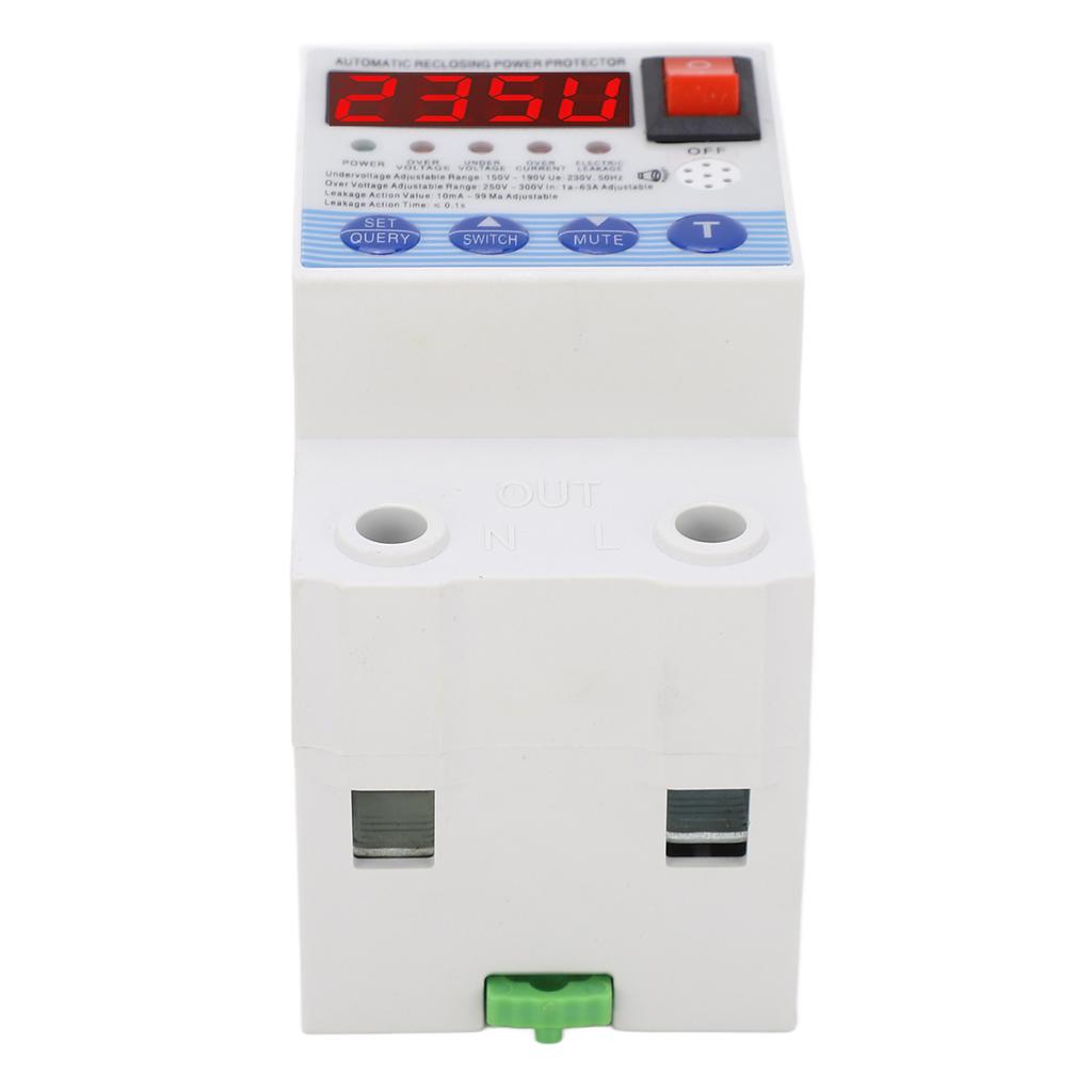 Über-/Unterspannungsschutz, selbstrückstellendes Schutzgerät, Fehlerstromschutzschalter 1?63A