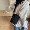 Nylon Rope Nylon Shoulder Bag Solid Color Water Bottle Pouch Drawstring Crossbody Bag  Daily