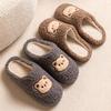 Cotton slippers autumn and winter home cute non-slip soft bottom plush warm indoor household plush slippers