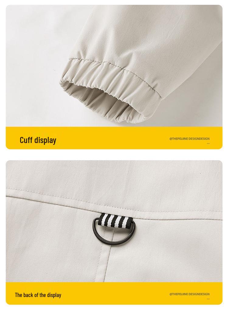 Spring 2023 Men's Trendy Korean-Style Stand Collar Casual Jacket