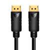 DisplayPort 1.2 DP M/M Cable 3m Black LogiLink 4K 60Hz UHD Shielded Gold-Plated Multi Stream Audio Video