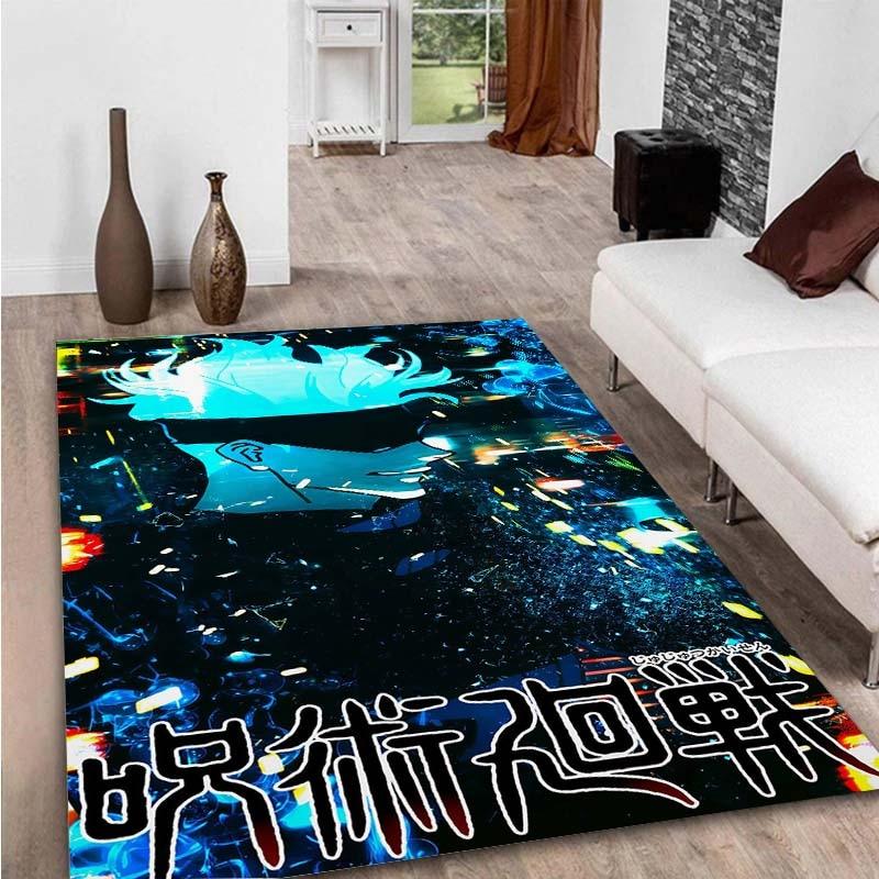 Anime Jujutsu Kaisen Rug Doormat Floor Mat Carpet Home Carpet Hotel Living Room Floor Mats Anti Slip Cosplay Carpet