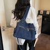 Vintage Denim Tote Bag Women Shoulder Bag Handbag