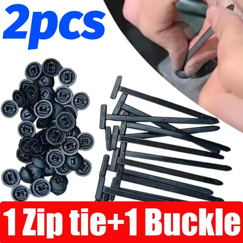 Multi-Purpose Nylon Zip Ties Car Engine Guards Underbody Panel Fastener Clip Screw Replacement Heavy Duty Self-locking Cable Tie
