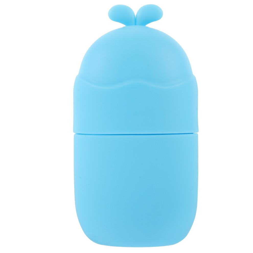 Blue Silicone Face Massage Ice Roller Skin Care Tool for Home Use