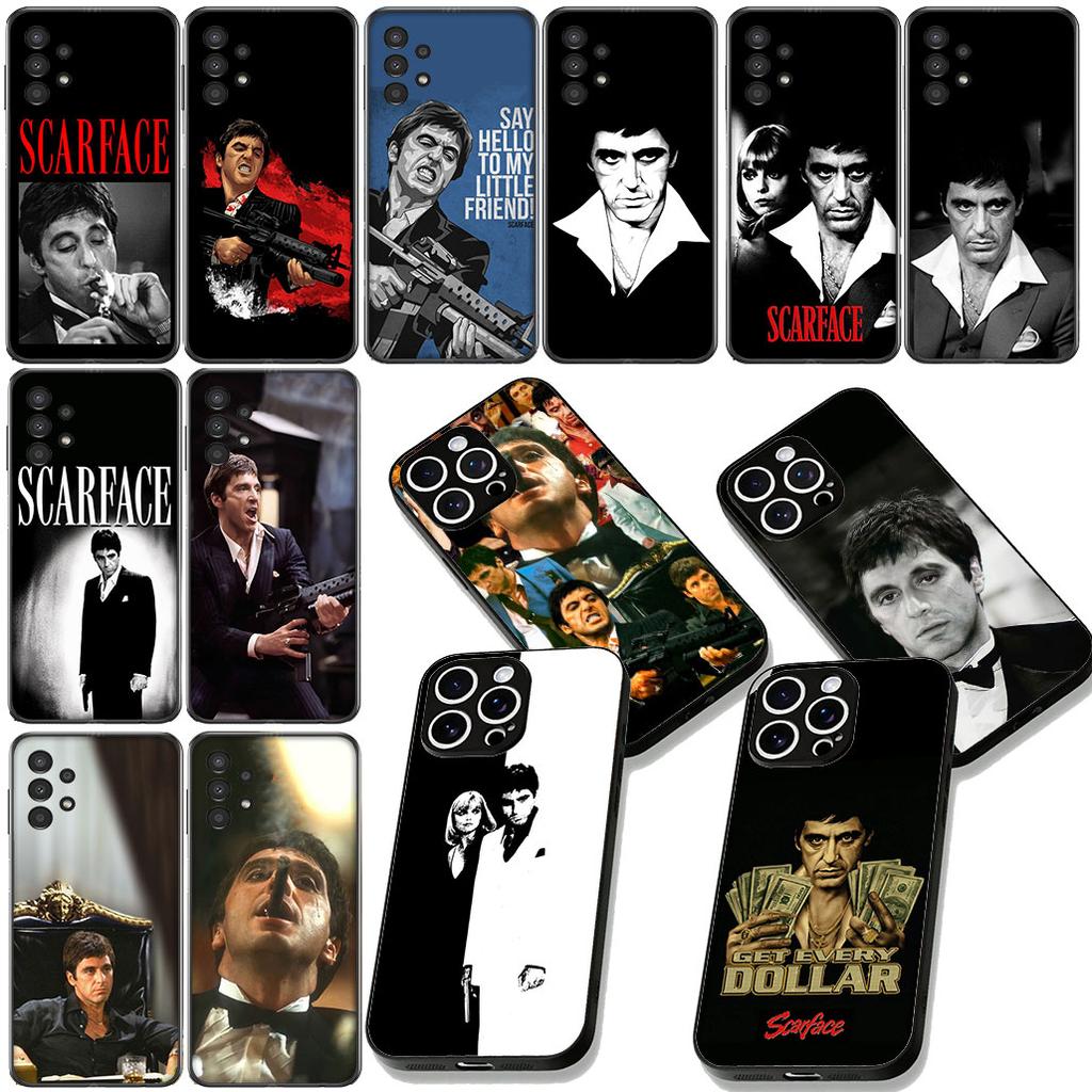 S-Scarfaces Al Pacinos Tonys Montanas Cover for Xiaomi Poco C85 C65 C75 X7 X6 M6 M8 F7 F8 Ultra F6 Pro Casing Coque Case