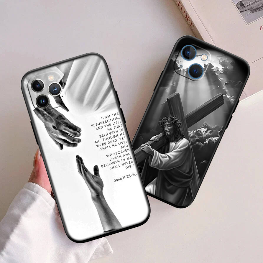 Bible verse Jesus Christ Phone Case for Motorola Moto Edge 60 60s 70 G86 G56 G54 E14 G04S G45 G54 G64 X30 X40 X50 S30 S50 Pro Power Tylus
