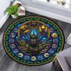 Bee Honey Glass Round Area Rug Under Office Chairs Bedroom Living Room Home Decor