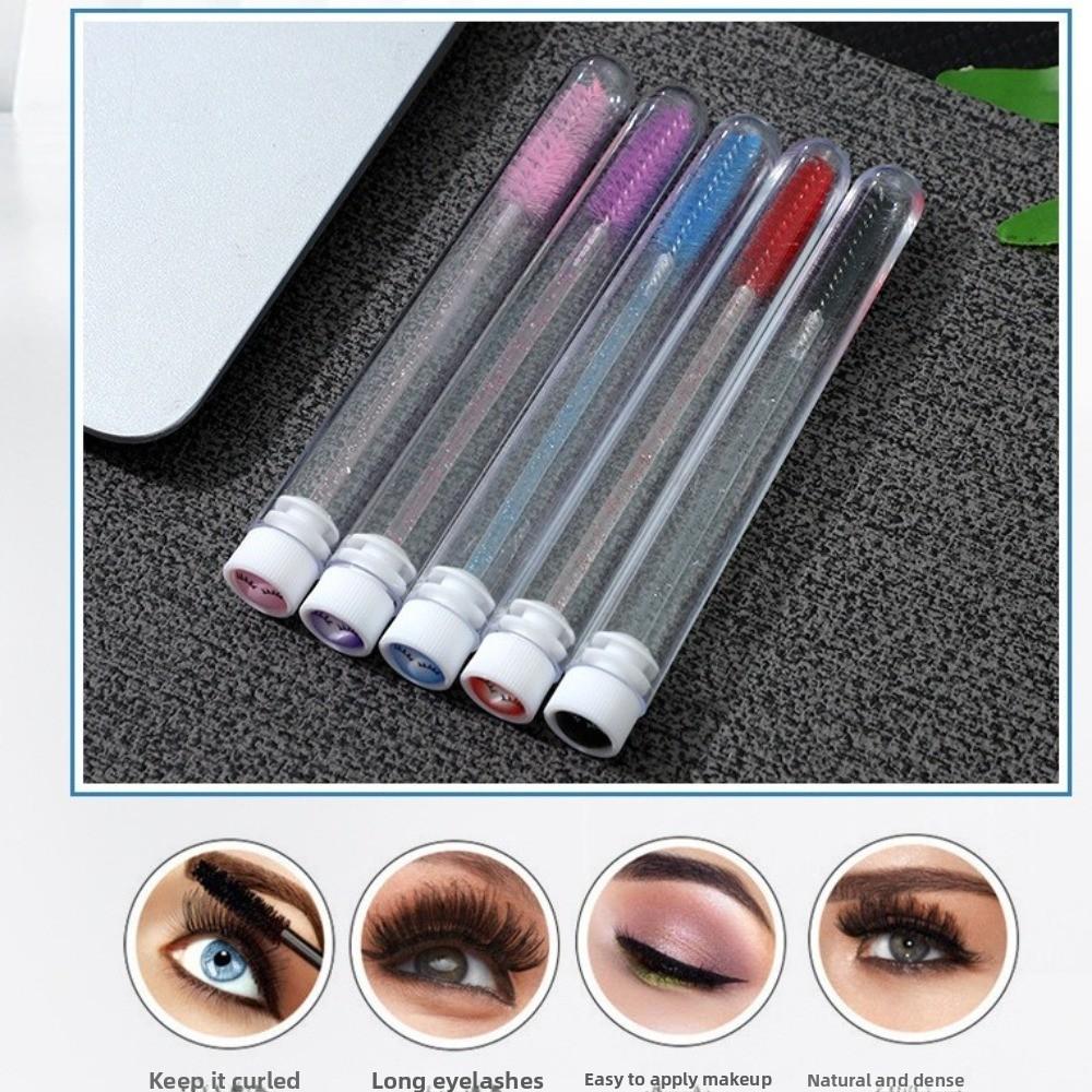 In Tubes Eyelash Brushes Reusable Mascara Wand Portable Eye Lash Brushes  Makeup Tools
