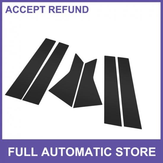 

6Pcs Car Door Pillar Window Trim for Buick Lacrosse 17-19 Black