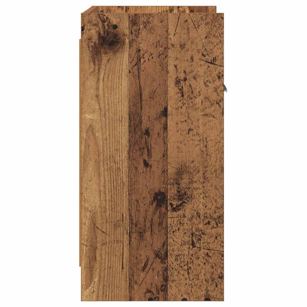 Nightstands 2 pcs Reclaimed Wood Look 40 x 30 x 60 cm Particleboard