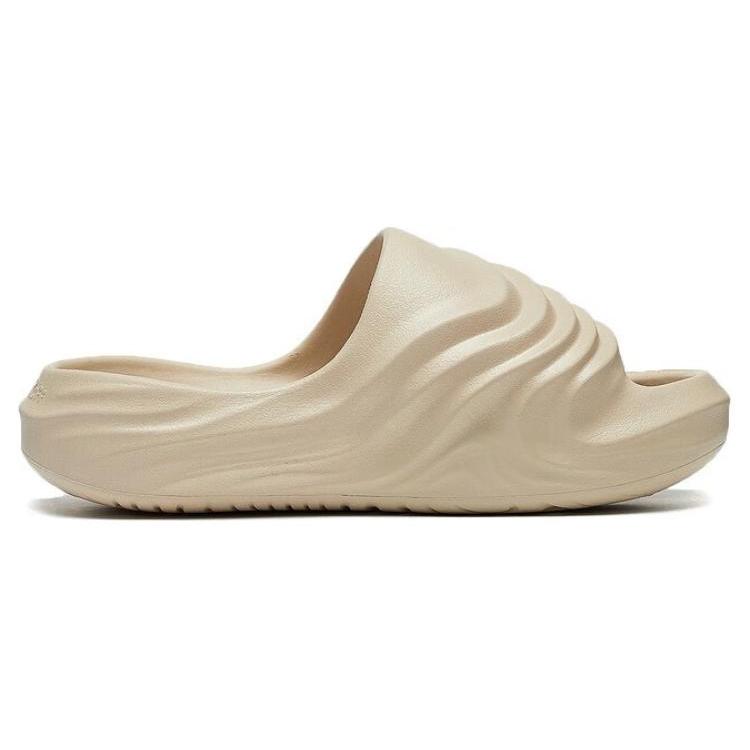 New LiNing Puff Slay Slide Slippers Women's Light Creamy Brown AZST006-3