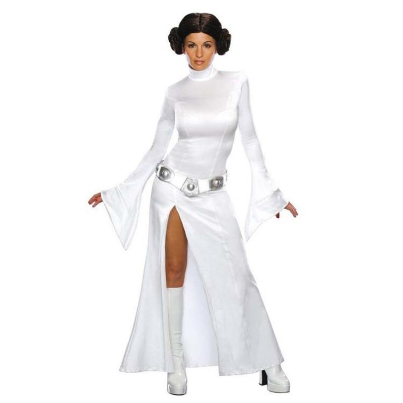 Star Wars Costume Women's Princess Leia White Dress Dress