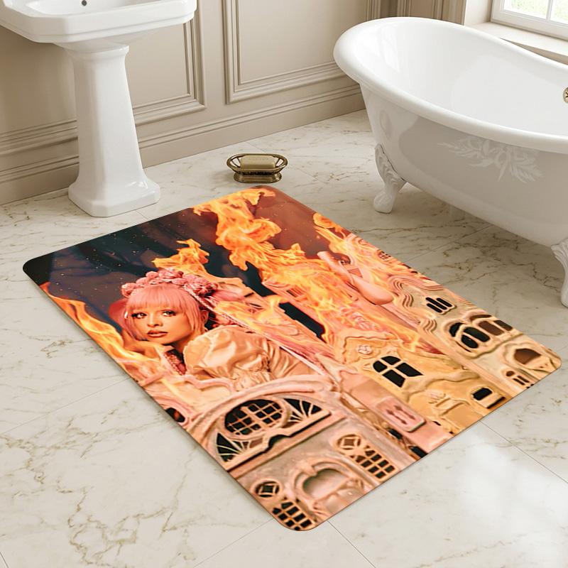 Fire Fantasy Living Room Nonslip Area Rug Soft Carpet For Bedroom Game Playroom Sofa Office Home Decor Doormat Christmas Gift C926165