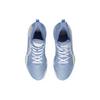 LiNing Dämpfung Rutschfest und Verschleißfest Unterstützung Low-Top Basketballschuhe Blau Weiß Grün ABFS007-5
