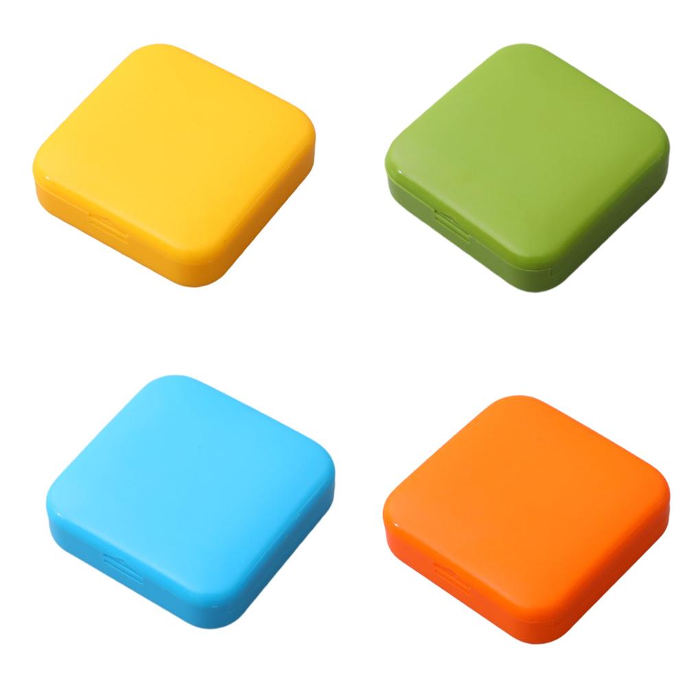 Pill Case 2 Grids Dust Proof Daily Pills Organizer Box Portable Container Dispenser Office Gym Accessories for Handbag