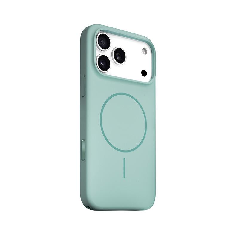Liquid Silicone Ai Camera Shutter Button Case for iPhone 17 Pro Max with Magnetic Pop-Up Cover Animation Magsafe Compatible