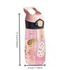 High-capacity Safe Straw Cup With Straw Drinking Cup Kawaii 500ML Water Bottles  Sports