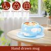 Cute Ceramics Coffee Cup Tea Mug Milk Cup Coffee Mug Tea Cup Office Valentine's Day Gifts Drinkware Bar Kitchen Accessories