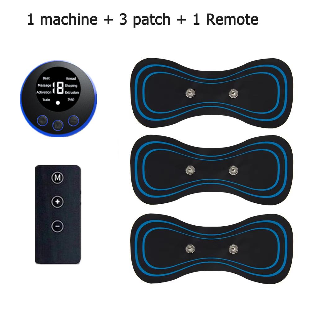 Ems Electric Pulse Neck Massager With 8 Massage Modes, 19 Levels Of Intensity, Deep Relaxation Massage Pads