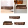 Wood Desktop Organizer Jewelry Holder, Versatile Cosmetic Organizer, Wood Tabletop Cabinet for Toiletries Notepads