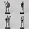 Nordic Retro Guard Knight Figurine: Resin Handicraft for Home or Office Decor