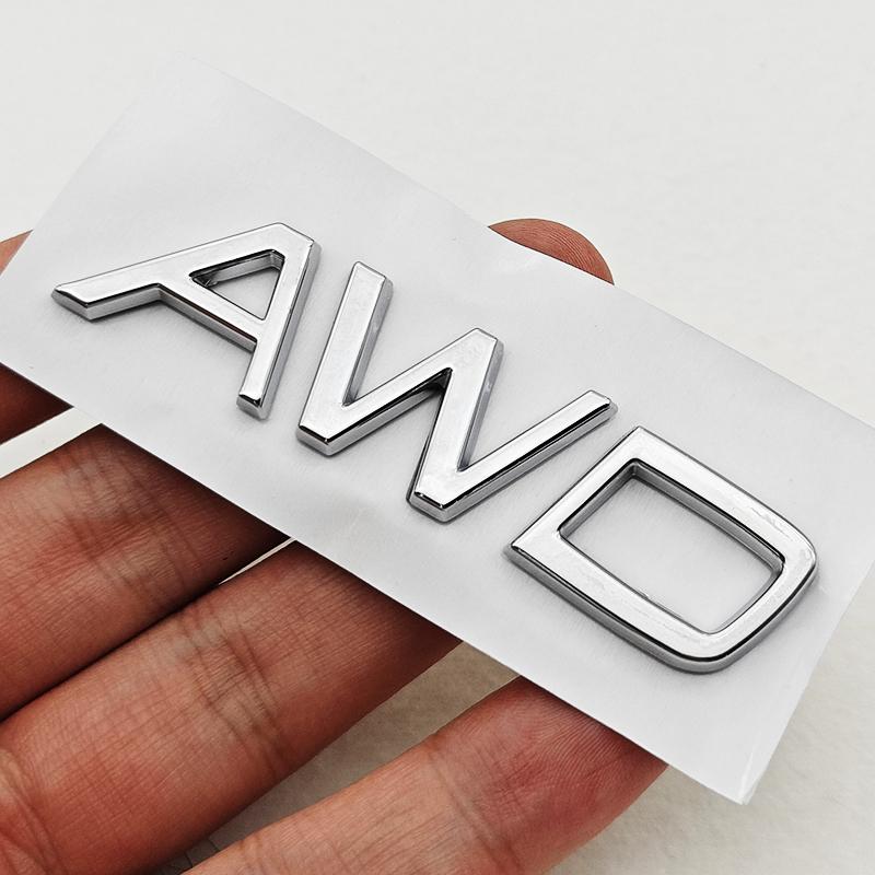 3D ABS Rear Trunk Letters Emblem For XC90 XC60 XC40 S90 S60 S40 AWD Car Styling Badge Chrome Black Sticker Accessories