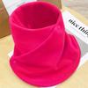 Winter Fleece Neck Scarf Thickened Warm Autumn Winter Neck Scarf Women's Plush Scarves Double Layer Neckerchief Scarf Ring