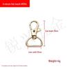 Zinc Alloy Fish Mouth Buckle for Dog Luggage, Shoulder Straps, Keychains, and Webbing.