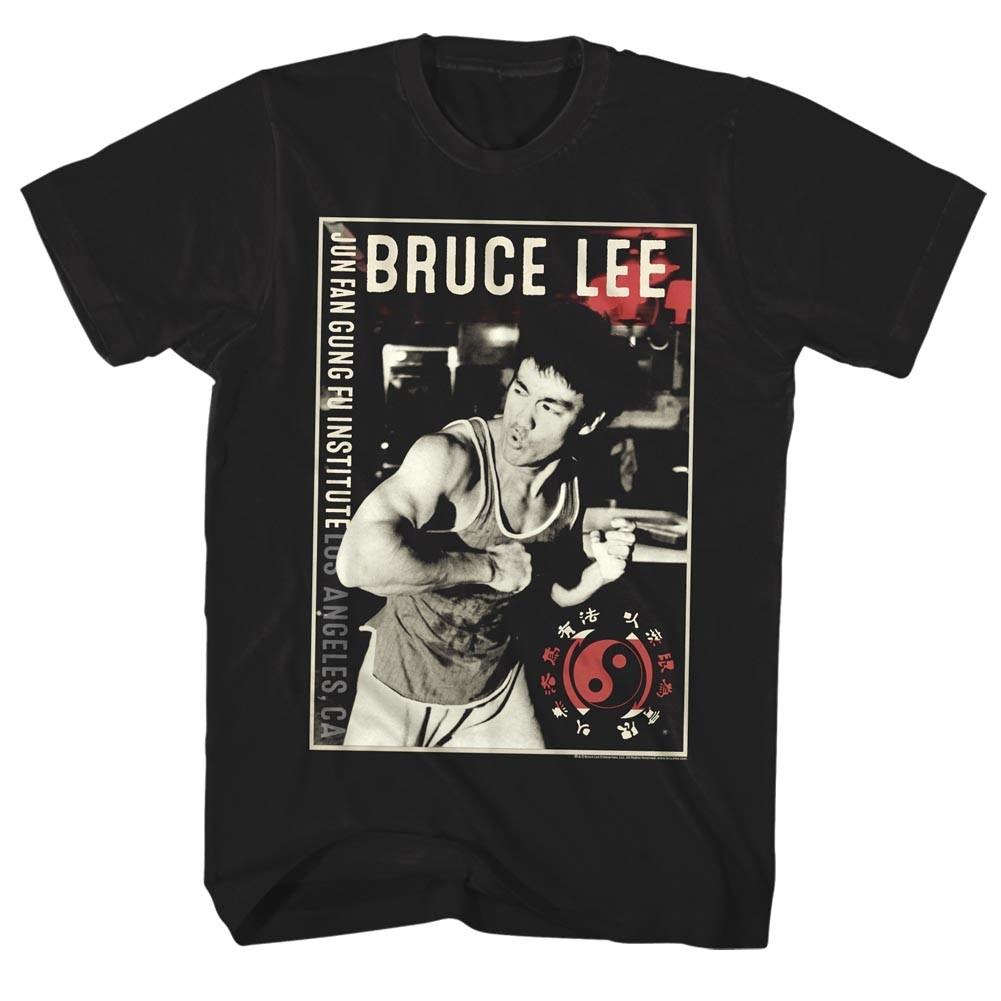 Bruce Lee Jun Fan Gung Fu Institute Men T Shirt Los Angeles California Legend S