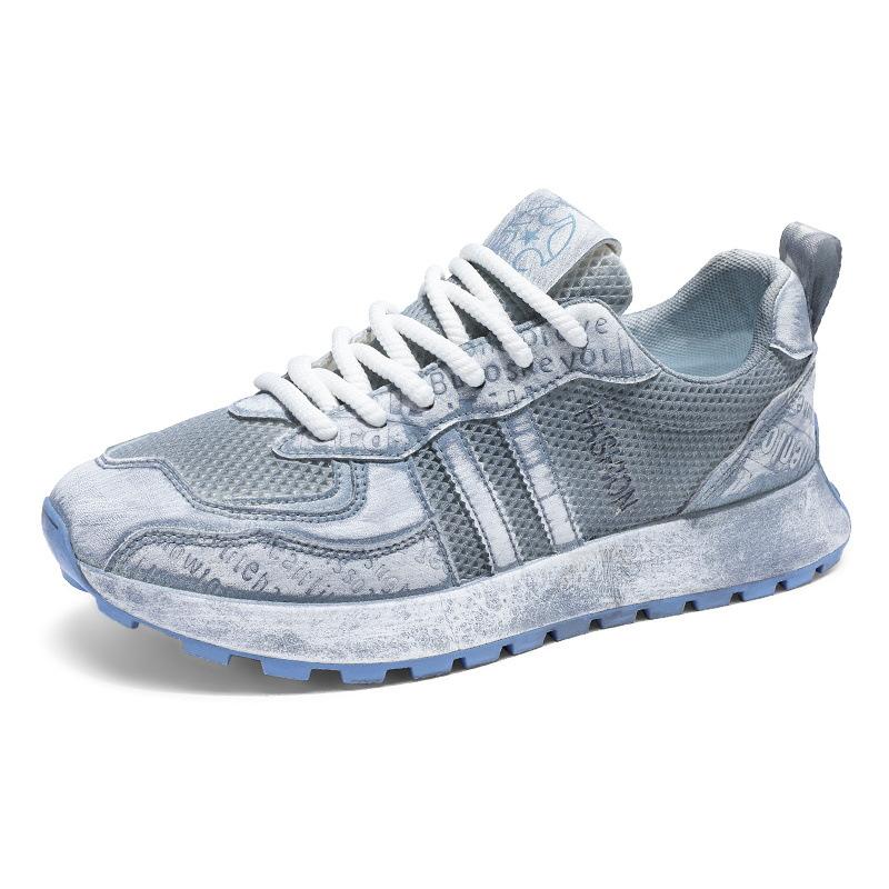 

Спортивная обувь весна и лето новая повседневная обувь для путешествий мужская сетчатая дышащая толстая подошва увеличивающая рост мужские кроссовки для папы мужские 44