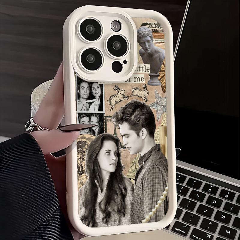 Phone Case for iPhone 17 Air 16E 15 16 Pro Max Twilight Saga Edward Cover 14 Plus 13 12 Mini Soft Shell Silicone Fundas