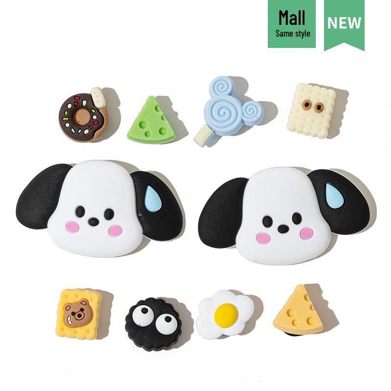 

Пряжки для обуви Croc: Милые мультяшные цветочные аксессуары для DIY, съемные, сочетающиеся.