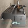 30/40/50 CM Organizer κουζίνας Ράφι επιτοίχια ράφι αποθήκευσης μπαχαρικών Πολυλειτουργική σχάρα μαχαιριών για μπουκάλια καρυκεύματος