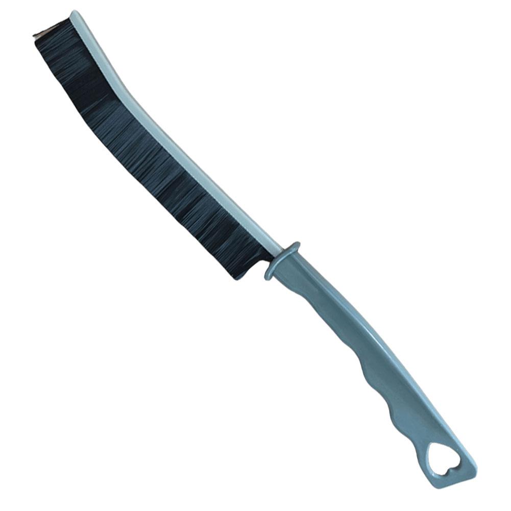 Hard Bristle Crevice Cleaning Brush Long Slit Brush for Shower Tile Groove Window Track for Kitchen Bathroom Fan Window Rails